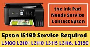 Epson l5190 Service Required | Epson l5190 Resetter Download [2024]