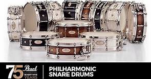 Pearl 2021 Philharmonic Snare Drums