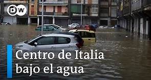 Inundaciones en Italia: la lluvia de seis meses en tres horas
