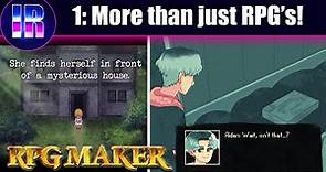 5 Types of Games you can make with RPG Maker | Part 1