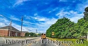 Driving Tour Through Lithia Springs, GA - 4K
