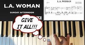 L A Woman - The Doors, How to play it on piano (part. 1)