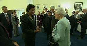 The Queen meets Patricia Baroness Scotland back in 2014