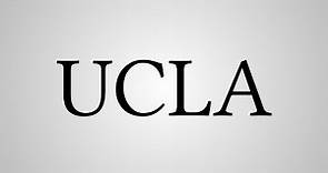 What Does "UCLA" Stand For?