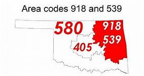 Area Codes 918 And 539