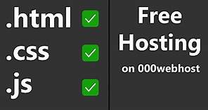 Upload a Website on Free Hosting Website | 000webhost