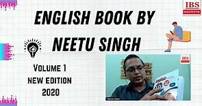 English book by Neetu Singh KD publication - Neetu Singh English book volume 1 new edition 2020