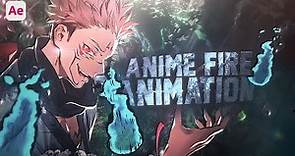 Anime Fire Animation Tutorial (Jujutsu Kaisen) | After Effects AMV Tutorial 2023 (Free Project File)