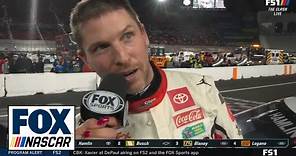'You know I beat your favorite driver again right?' — Denny Hamlin on 1st place finish in the Clash