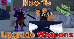 Blox Fruits How To Upgrade Weapons! Update 17 Part 3