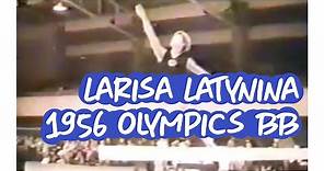 Larisa Latynina - Balance Beam - 1956 Olympics Gymnastics