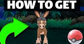 HOW TO GET Mudbray in Pokemon Sun and Moon