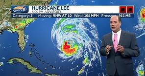 Video: Tropical storm watch issued along NH coast as Hurricane Lee moves north