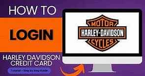 How to Login to Harley Davidson Credit Card Account Online?
