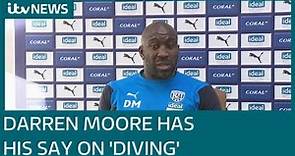 WBA manager Darren Moore has his say on Dwight Gayle 'diving' incident | ITV News