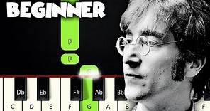 Yesterday - John Lennon | BEGINNER PIANO TUTORIAL + SHEET MUSIC by Betacustic