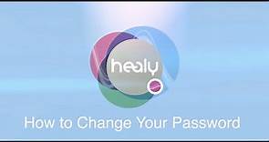 How to Change Your Password in the Healy Shop