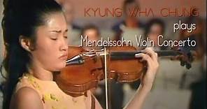 Kyung Wha Chung plays Mendelssohn violin concerto (1971)