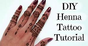 DIY Easy Henna Tattoo Tutorial | Tips and Tricks