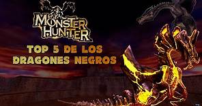 Top 5 de los dragones negros de Monster Hunter [MH] según el Lore