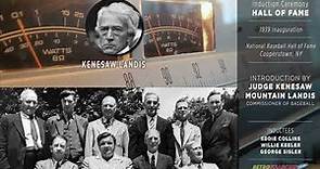 1939 • Baseball Clip • Commissioner Kenesaw Mountain Landis Opens HOF