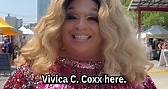 Vivica C. Coxx at the Durham Farmers' Market for Pride Month