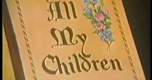 All My Children intro, 1986
