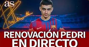 EN DIRECTO | RENOVACIÓN PEDRI con el FC BARCELONA: RUEDA de PRENSA | Diario AS
