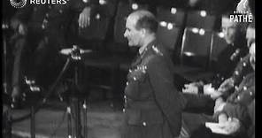 General Slim speaks at Fourteenth Army reunion (1947)