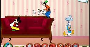 Mickey And Friends In Pillow Fight Game HD VIDEO