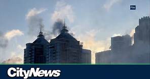 Poor air quality in Calgary Sunday
