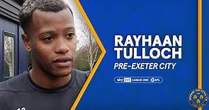 Pre-Exeter City | New signing Rayhaan Tulloch conducts his first interview since joining Salop
