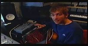 Damon Albarn recording Gorillaz demos in 1999