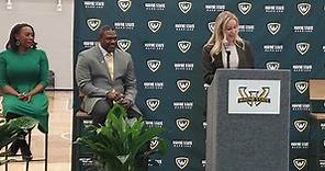 Wayne State introduces Tyrone Wheatley as new football coach