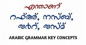 Arabic Grammar Basics | Malayalam