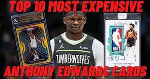 Top 10 Most Expensive Anthony Edwards Cards! 🤯