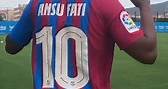 Ansu Fati es el nuevo 10 del FC Barcelona 🔟🔵🔴