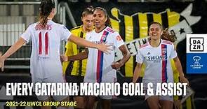 Every Catarina Macario Goal And Assist Of The 2021-22 UWCL Group Stage