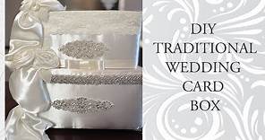 Glam Wedding Card Box | DIY beautiful box for cards at your wedding!
