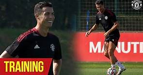 Cristiano Ronaldo's return to Carrington | Training | Manchester United v Newcastle United