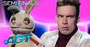 Ventriloquist Jack Williams Attempts an Impossible Challenge | AGT 2022