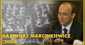 Exposé premiera Kazimierza Marcinkiewicza | 10 listopada 2005 r.