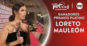 Entrevista a Loreto Mauleón en la alfombra roja de los Premios Platino 2021® |#PremiosPlatinoTNT