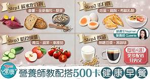 【低卡早餐】營養師教配搭500卡路里健康早餐　簡易方便穩定血糖助提升工作效率 - 香港經濟日報 - TOPick - 健康 - 保健美顏