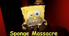 ALL ENDINGS | Sponge Massacre Playthrough Gameplay (Horror Game)
