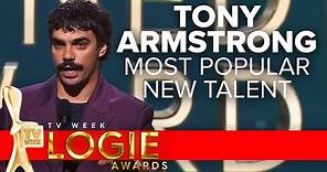 Tony Armstrong takes out Most Popular New Talent Award | TV Week Logie Awards 2022