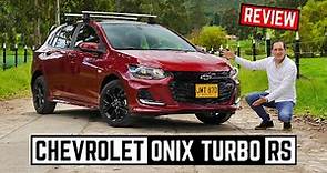 Chevrolet Onix Turbo RS 🔥 No solo es pinta deportiva 🔥 Prueba - Reseña