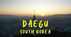 Daegu- the 4th largest city in South Korea | Cinematic Aerial View | 대구시, 대한민국 2019 【4K】
