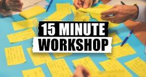 How To Facilitate Your First Workshop (Step-by-Step Guide)