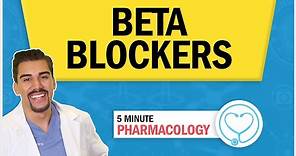 Pharmacology - Antihypertensives Beta Blockers Atenolol - for Registered nurse RN and PN NCLEX